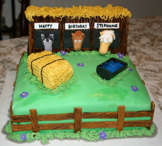 Horse Birthday Cake